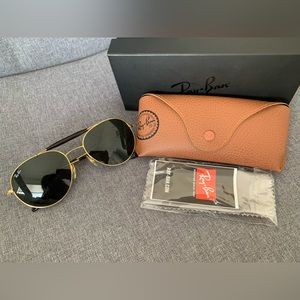 RAY-BAN Unisex Brow Bar Sunglasses. NWOT